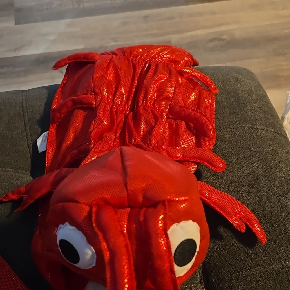 Lobster Dog Costume, Size Medium, New